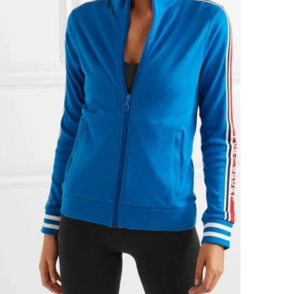 Tory Burch Sport Side Stripe Track Jacket XL - Picture 4 of 8